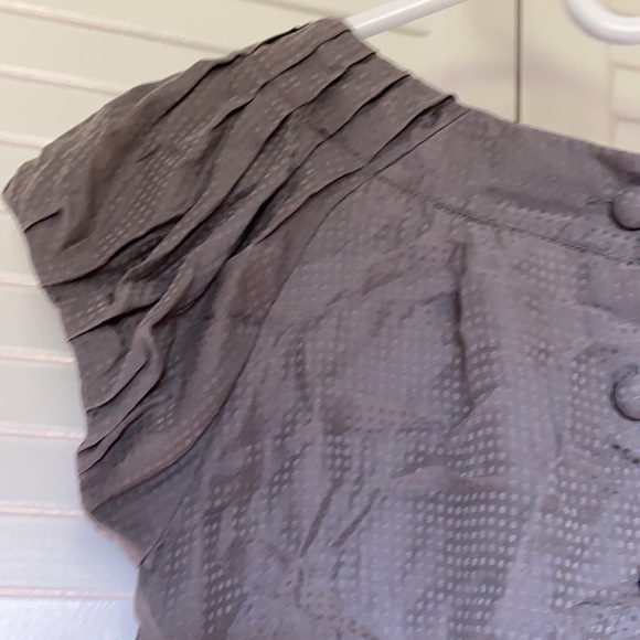 Jacob grey silk blouse - Picture 3 of 5